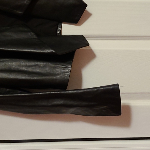 Intermix Leather Jacket - Picture 3 of 7